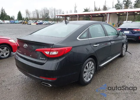 2016 Hyundai Sonata Sport from USA, damaged, VIN 5NPE34AF9GH409618